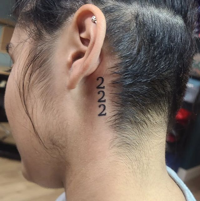 25 Best 222 Tattoos To Put You On The Right Track